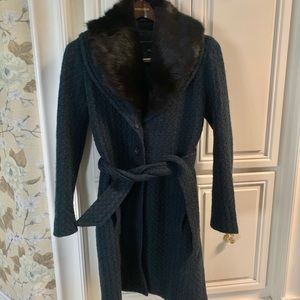 Banana Republic blue/black coat size XS